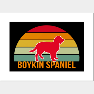 Boykin Spaniel Vintage Silhouette Posters and Art